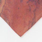 Polaire Couverture en molleton orange brûlé (Coin)