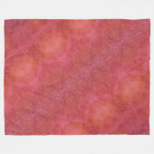 Polaire Couverture en molleton orange et rose joyeuse (Devant (Horizontal))
