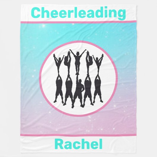 Polaire Couverture en molleton pastel de Cheerleading (Devant)