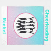 Polaire Couverture en molleton pastel de Cheerleading (Devant (Horizontal))