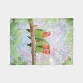 Polaire Couverture en molleton Peach Delight (Devant (Horizontal))