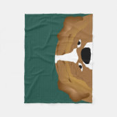 Polaire Couverture en molleton petit Bulldog (Devant)