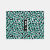 Polaire Couverture en molleton pour animaux en forme d'os (Devant (Horizontal))
