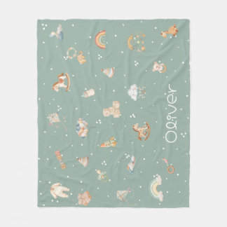 Polaire Couverture en molleton pour bébé Bohème Automne