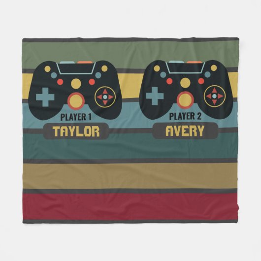 Polaire Couverture en molleton pour joueurs de jeux (Devant (Horizontal))