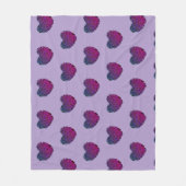 Polaire Couverture en molleton Purple Heart (Devant)
