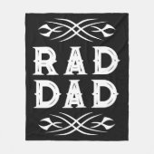 Polaire Couverture en molleton Rad Dad avec des graphismes (Devant)