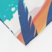 Polaire Couverture en molleton Rétro Tropical Beach Hello (Coin)