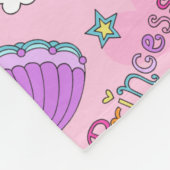 Polaire Couverture en molleton rose princesse, moyenne (Coin)