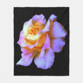 Polaire Couverture en molleton rose tie-dyed rose (Devant)