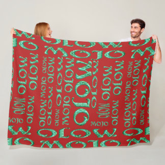 Polaire Couverture en molleton rouge mojo