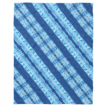 Couverture en molleton Shibori entrelacé