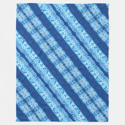 Polaire Couverture en molleton Shibori entrelacé (Devant)