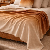 Polaire Couverture en molleton Sienna Cocoa Fade