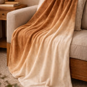 Polaire Couverture en molleton Sienna Cocoa Fade