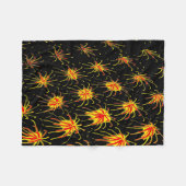 Polaire Couverture en molleton Solar Fireworks Burst (Devant (Horizontal))