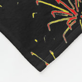 Polaire Couverture en molleton Solar Fireworks Burst (Coin)