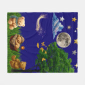 Polaire Couverture en molleton Teddy Park Clair de Lune (Devant (Horizontal))