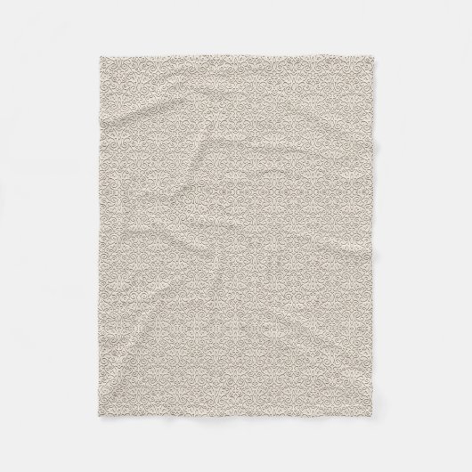 Polaire Couverture en molleton texturé gris doux ADOM (Devant)