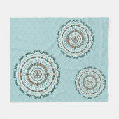 Polaire Couverture en molleton tissé Lotus (Devant (Horizontal))