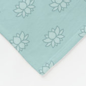 Polaire Couverture en molleton tissé Lotus (Coin)
