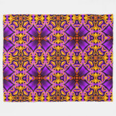 Polaire Couverture en molleton violet et jaune (Devant (Horizontal))