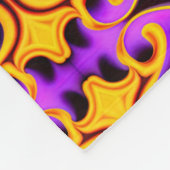 Polaire Couverture en molleton violet et jaune (Coin)