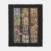 Polaire Couverture en peluche avec tous les collages (Devant)