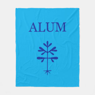 Polaire Couverture en polaire, Bleu d'aluminium