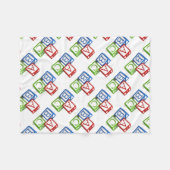 Polaire Couverture en polaire/blocs ABC (Devant (Horizontal))