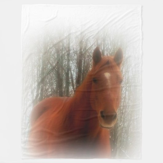 Polaire Couverture en polaire/Cheval (Devant)