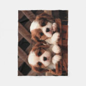 Polaire Couverture en polaire/Chiots (Devant)