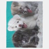 Polaire Couverture en polaire/Chiots (Devant)