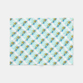 Polaire Couverture en polaire/Seahores mignonnes (Devant (Horizontal))