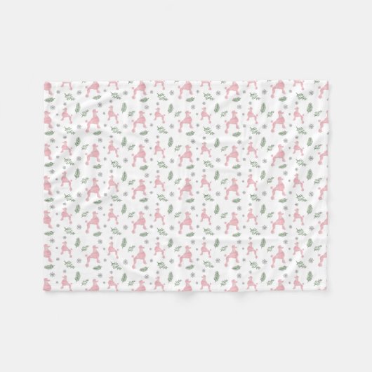 Polaire Couverture en silhouette Motif rose (Devant (Horizontal))