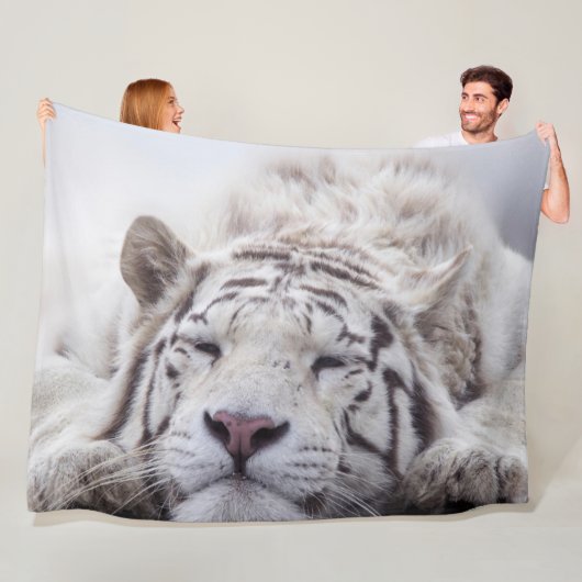 Polaire Couverture en Tiger Fleece (En situation)