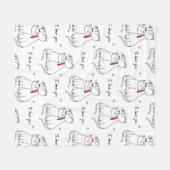 Polaire Couverture en toison à la main (Devant (Horizontal))