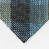 Polaire Couverture en toison bleu Tartan (Coin)
