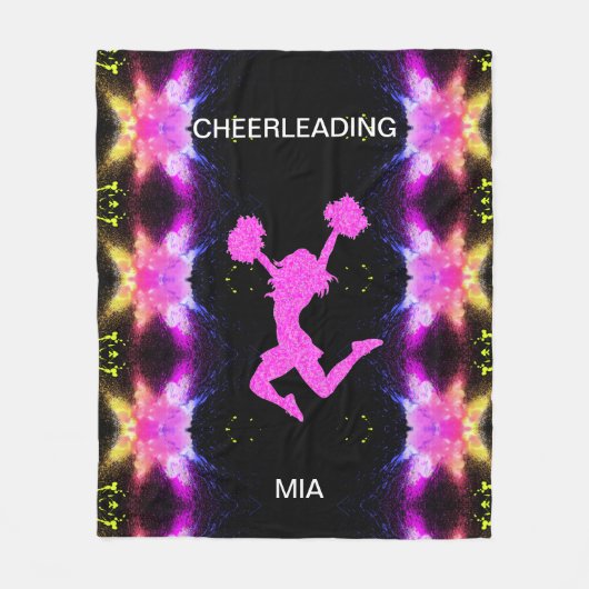 Polaire Couverture en toison CHEERLEADING. (Devant)