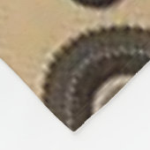 Polaire couverture en toison de couleur brune (Coin)