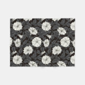Polaire Couverture en toison de fleurs de lune (Devant (Horizontal))