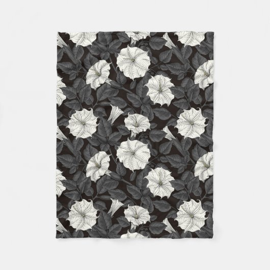 Polaire Couverture en toison de fleurs de lune (Devant)