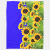 Polaire Couverture en toison de tournesol (Devant)
