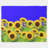 Polaire Couverture en toison de tournesol (Devant (Horizontal))