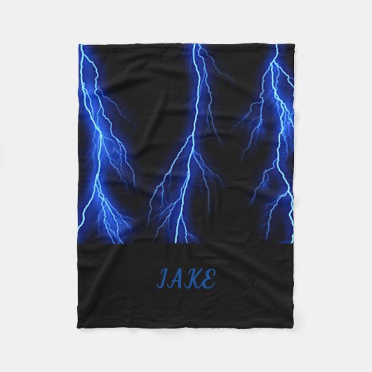 Polaire Couverture en toison d'éclair. (Devant)