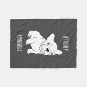 Polaire Couverture en toison en toiture de chiot (Devant (Horizontal))