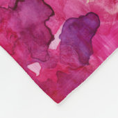 Polaire couverture en toison florale (Coin)