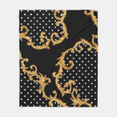 Polaire Couverture en toison motif baroque (Devant)