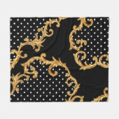 Polaire Couverture en toison motif baroque (Devant (Horizontal))