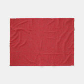 Polaire Couverture en toison rouge tomate texture de bruit (Devant (Horizontal))